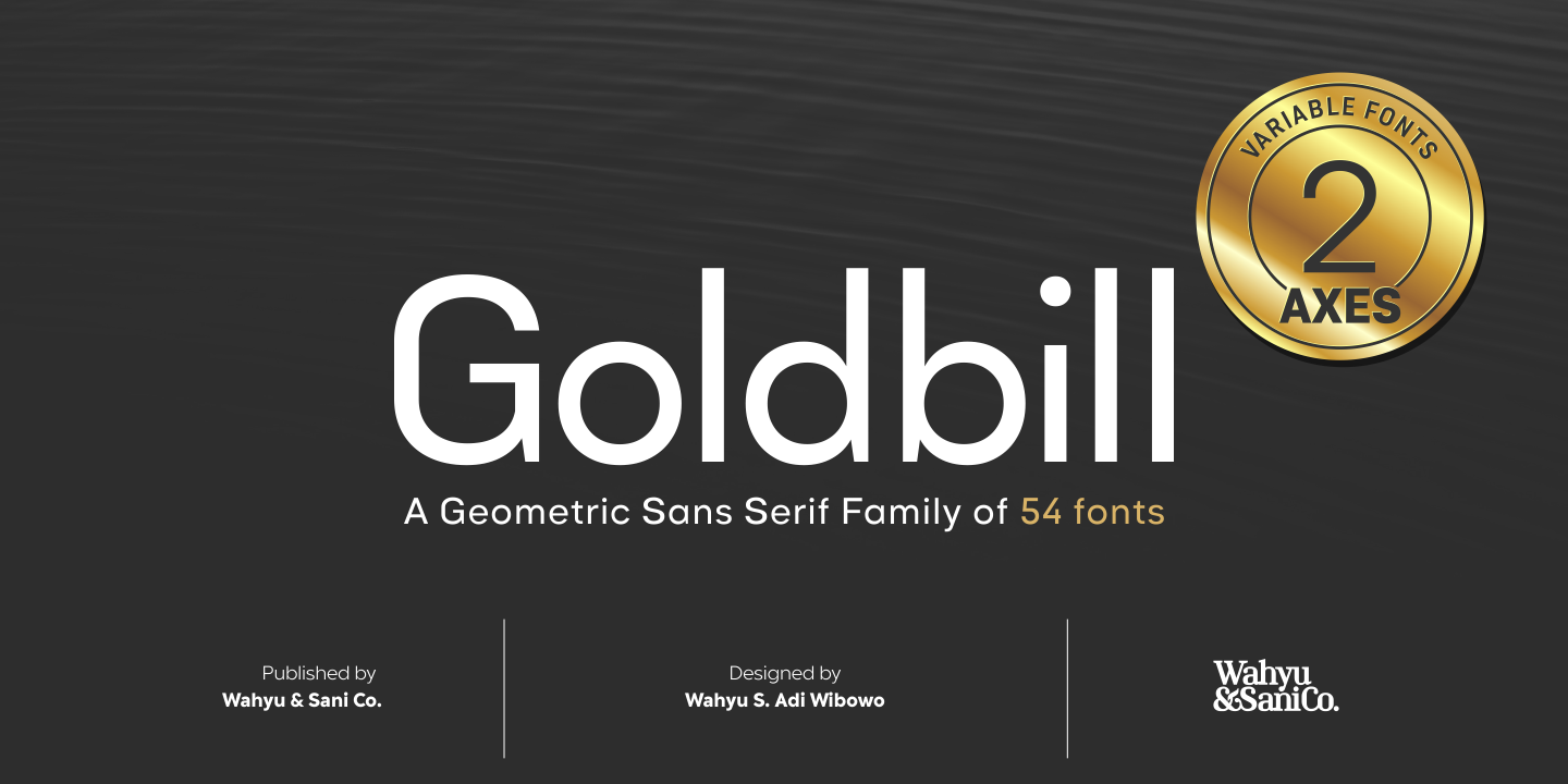 Przykład czcionki Goldbill XL Italic